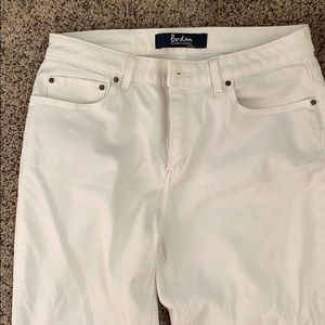 Boden Mayfair Modern Skinny White Jean. Sz US 8